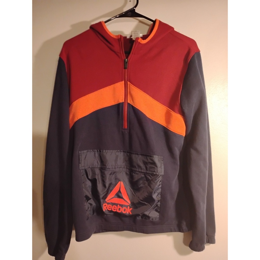Woman's Reebok Vintage Cotton Pullover Sz.18, Xxl, Red,Blue,Orange,Gray Sleeved